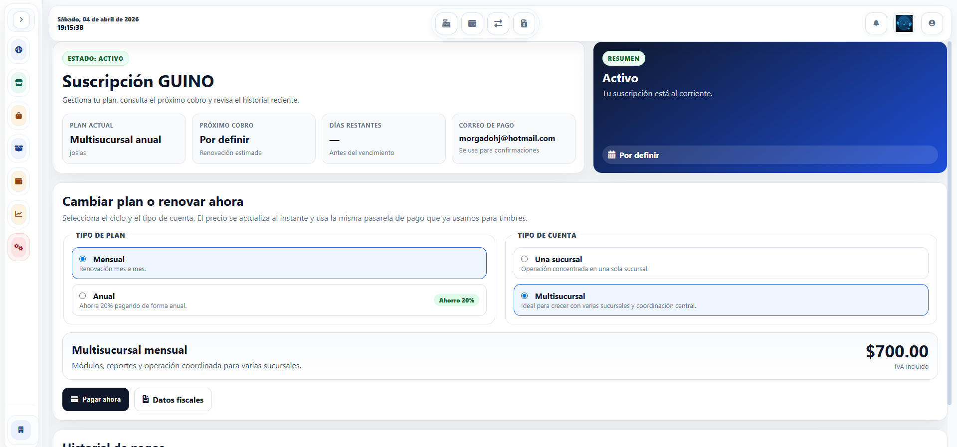 Renta cuando estés listo en GUINO