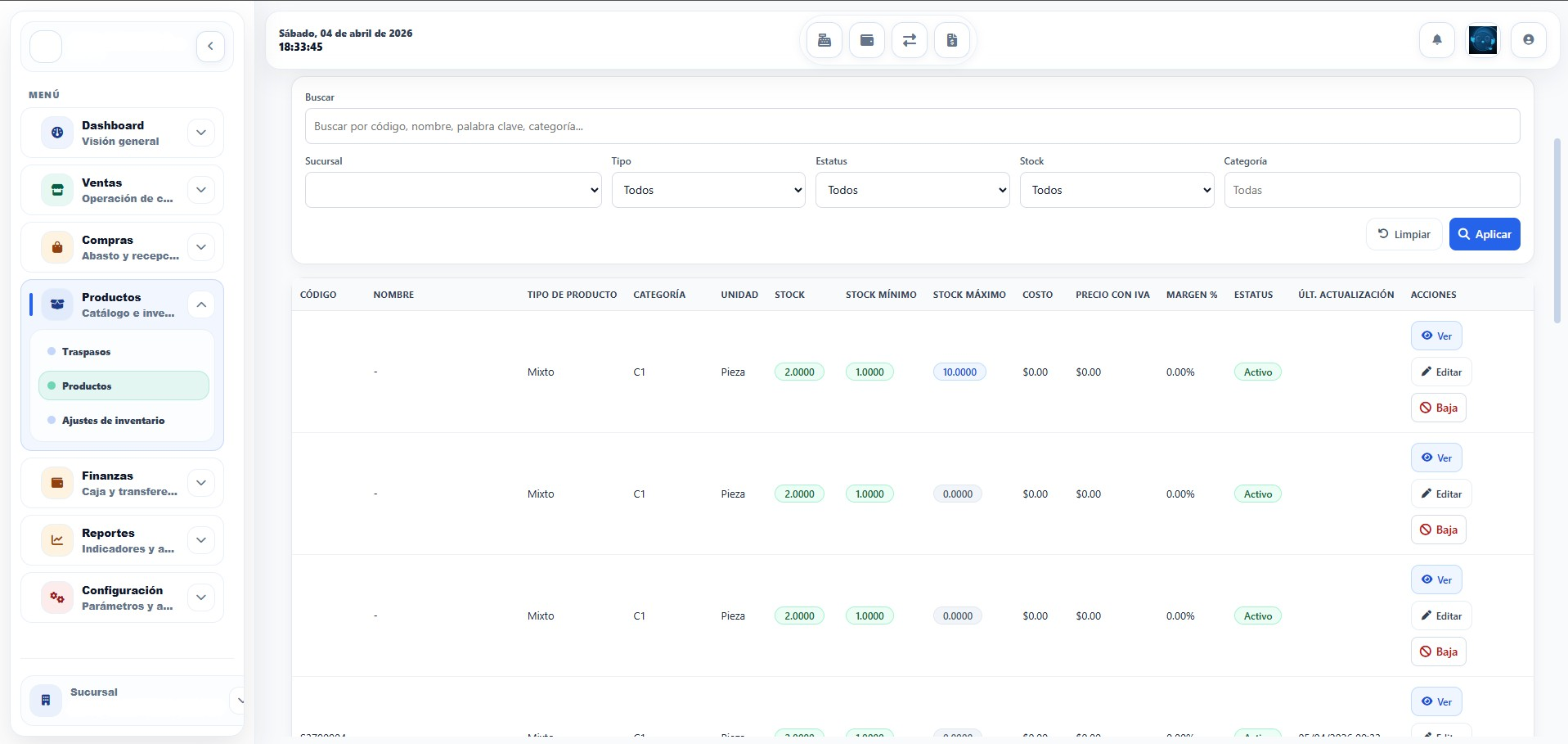 Miniatura de Catálogo ordenado